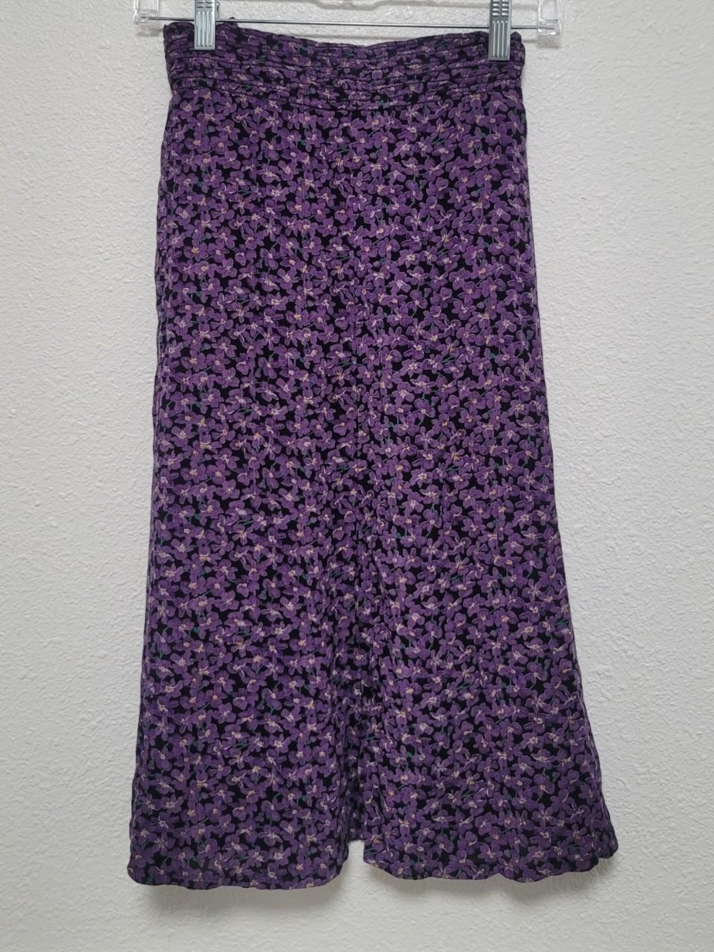 Carole Little Purple Floral Skirt